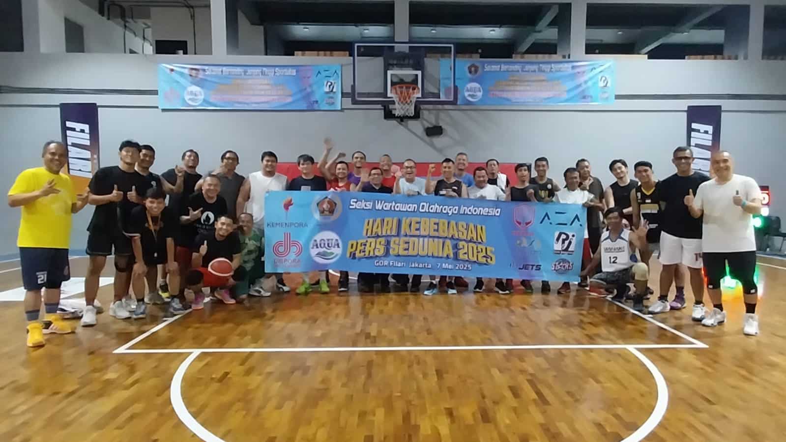 Peringati Hari Kebebasan Pers 2025, Hendry Ch Bangun Apresiasi Turnamen Basket Siwo PWI Pusat 3x3