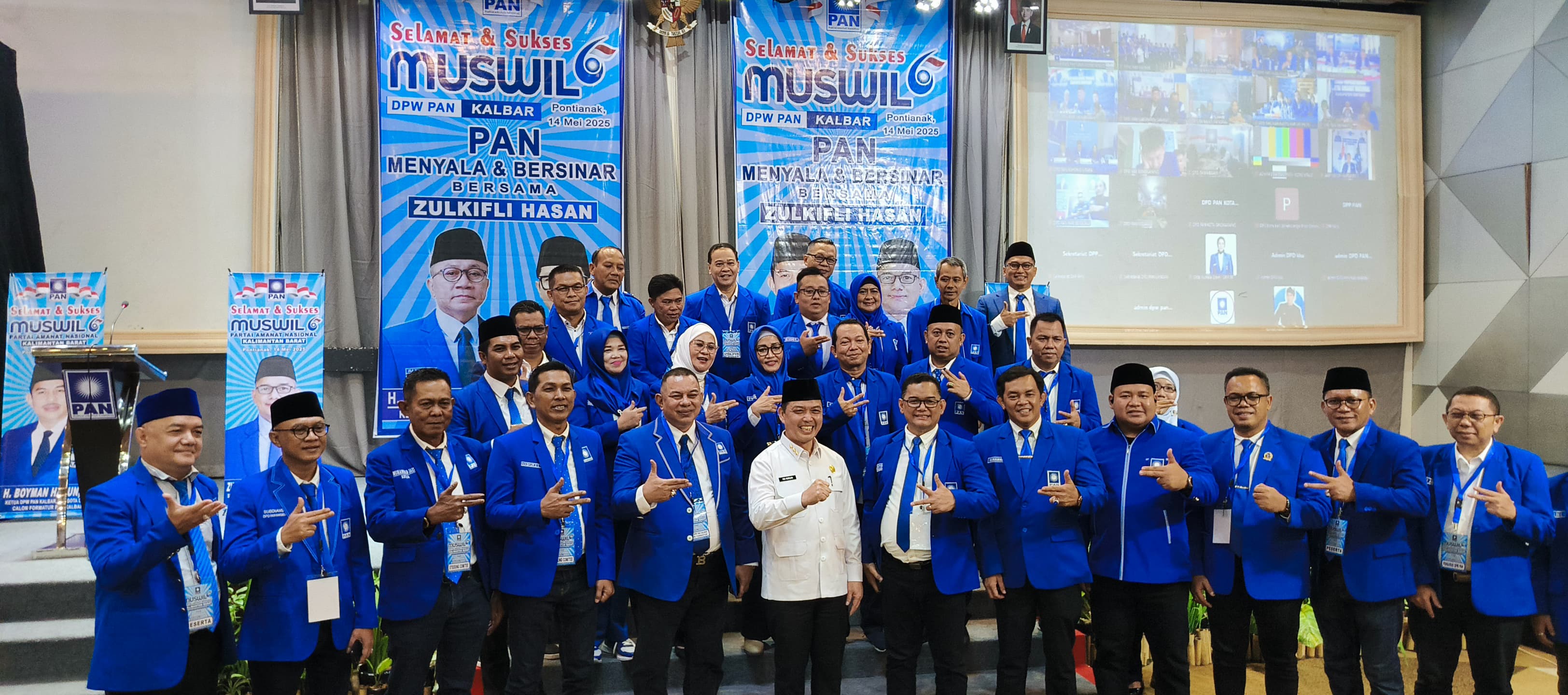 Boyman Harun Hattrick Kembali Pimpin DPW PAN Kalbar