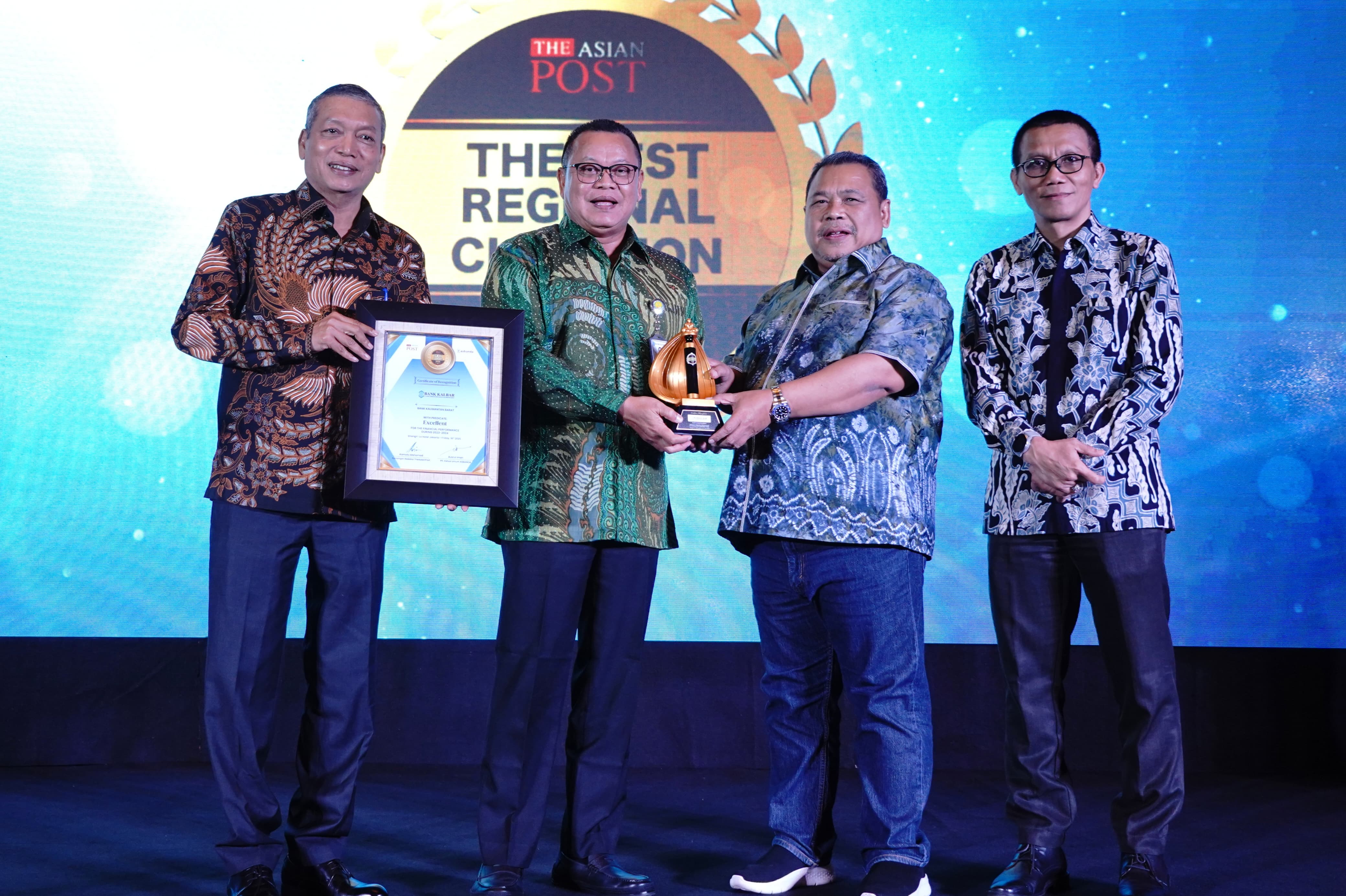 Lagi, Infobank Media Group Ganjar Penghargaan kepada Bank Kalbar