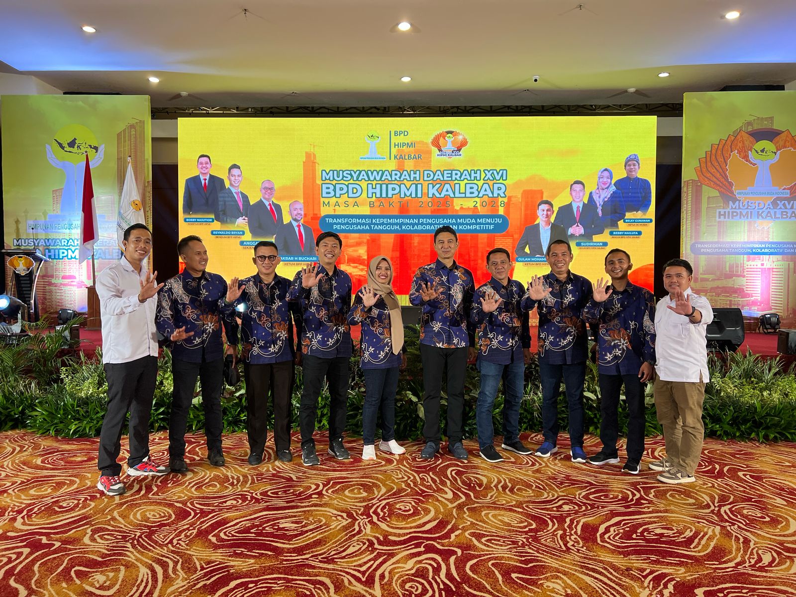 Pengurus BPC HIPMI Sambas Ucapkan Selamat kepada Ridho Adyt Setiawan