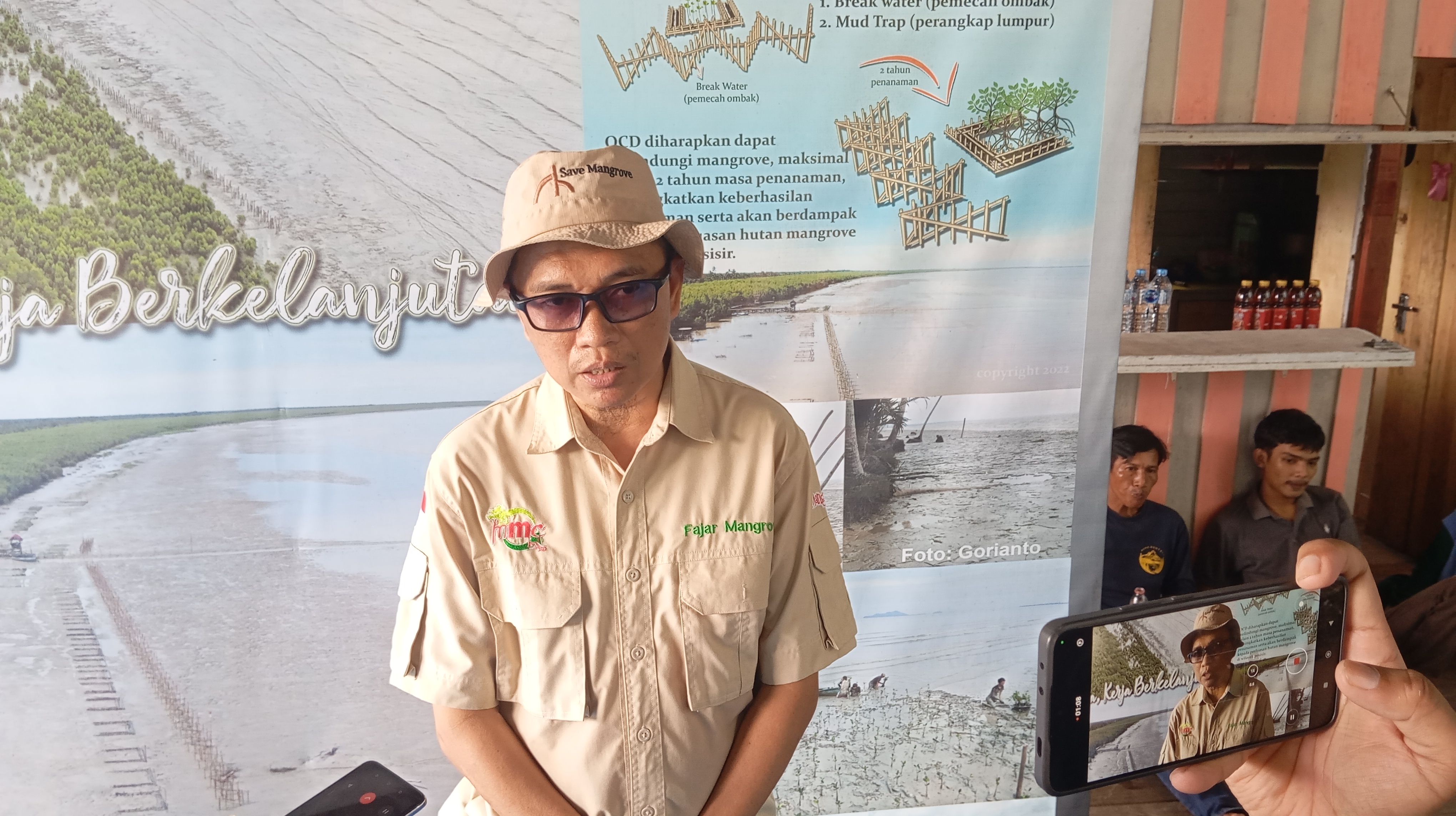 Raja Fajar ke Menteri LH: Bukan Dana, Ini yang Lebih Dibutuhkan Pegiat Mangrove Mempawah