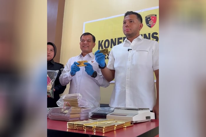 Awalnya Diduga Kasus Narkoba, Polisi Justru Temukan Puluhan Batang Emas Ilegal di Pontianak