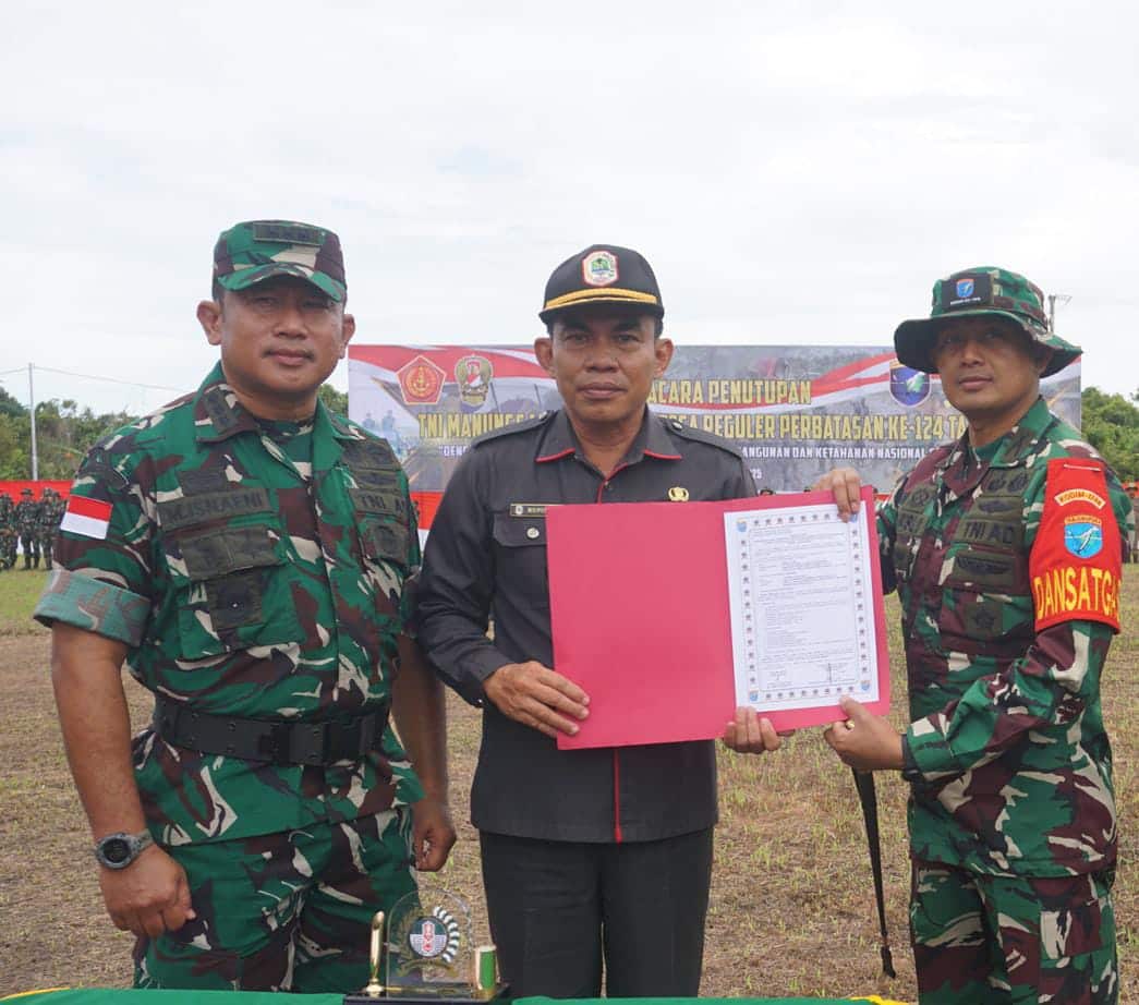 Tutup TMMD Reg ke 124, Kasrem 121/ABW: Wujudkan Pemerataan Pembangunan dan Ketahanan Nasional