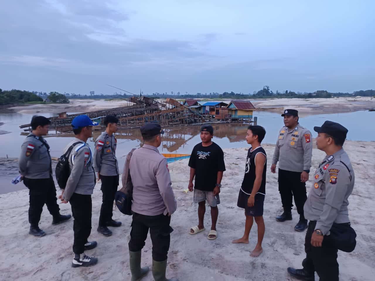 Kapolsek Boyan Tanjung: Pelaku PETI Diancam 5 Tahun Penjara dan Denda Rp 100 Miliar