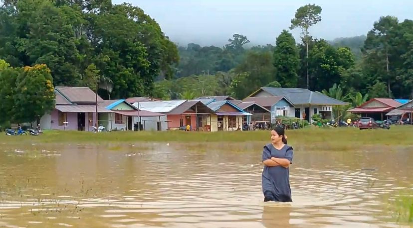 Diguyur Hujan Dua Hari, 13 Desa di Kapuas Hulu Terendam Banjir
