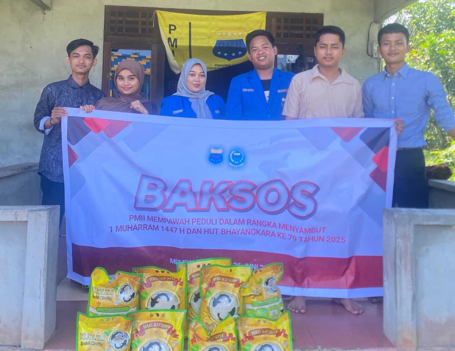 PMII Mempawah Gelar Bakti Sosial, Tebar Kebaikan Sambut 1 Muharram 1447 H