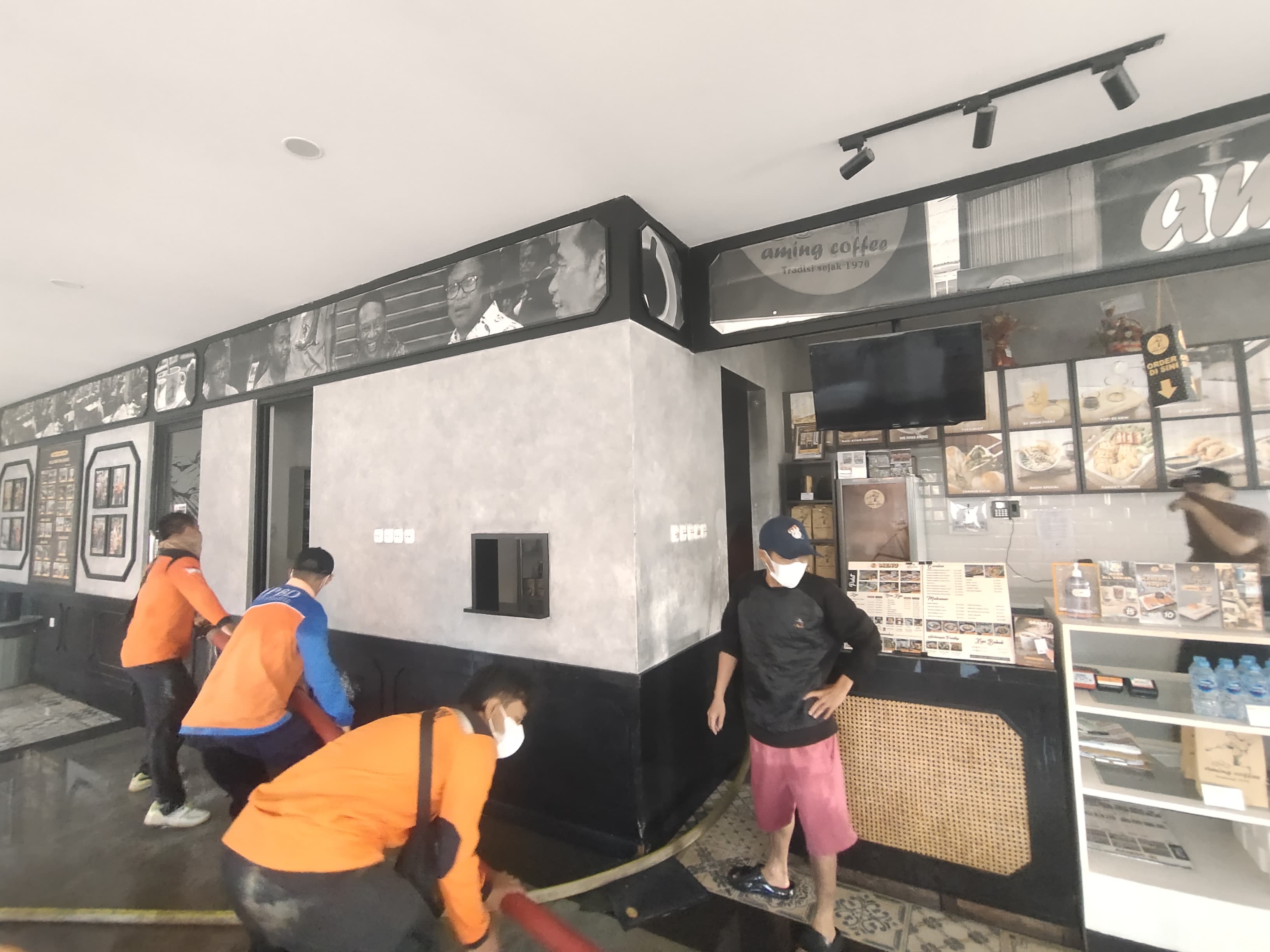 Aming Coffee Putussibau Nyaris Terbakar, Ini Kata BPBD Kapuas Hulu