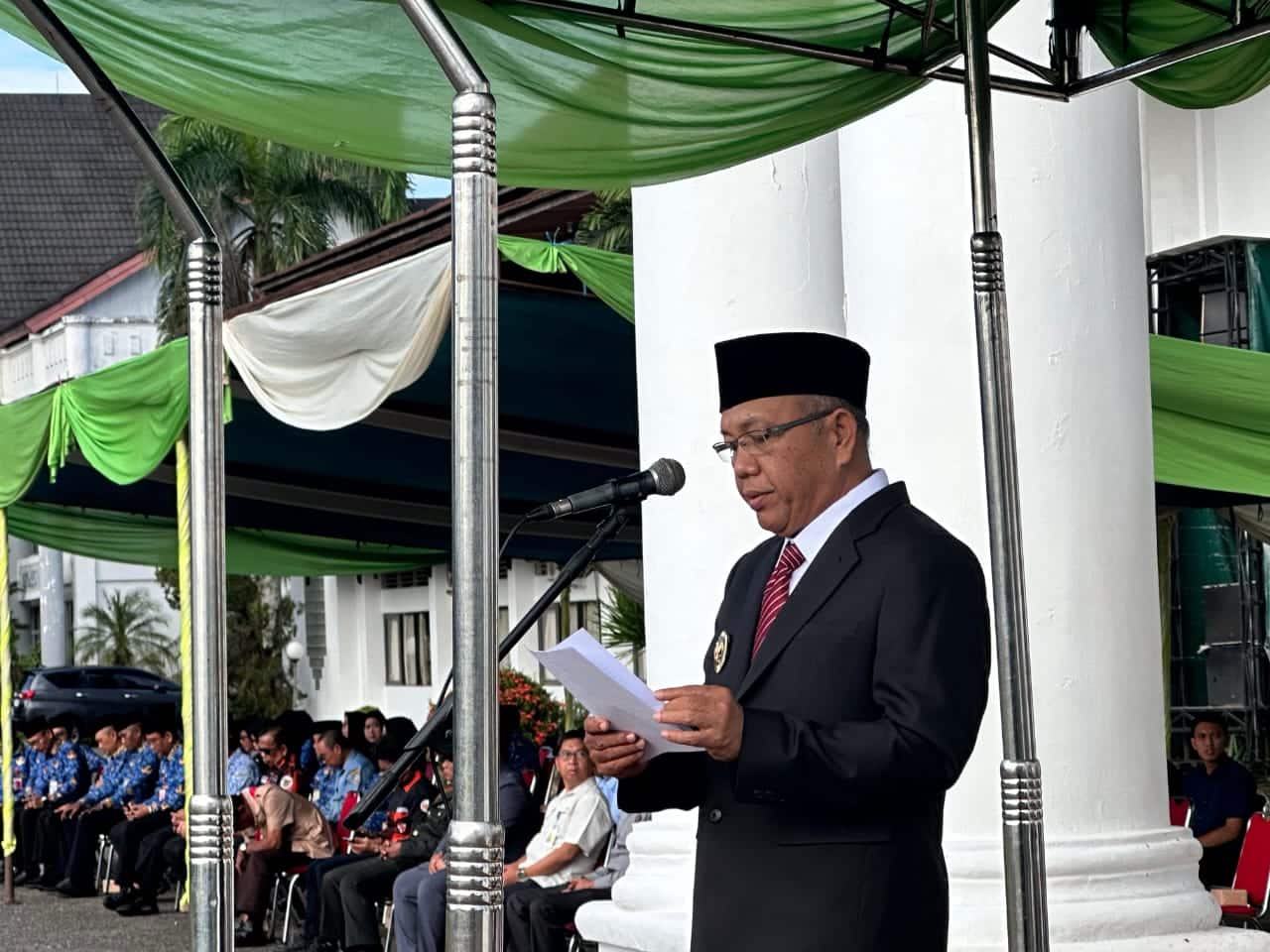 Pimpin Upacara Hari Berkabung Daerah 2025, Wabup Juli: Jangan Lupakan Sejarah