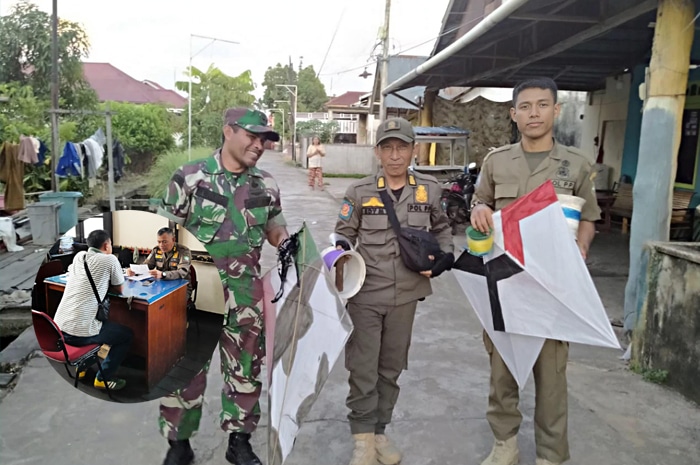 Satpol PP Tindak Pemain Layangan Pakai Gelasan, Didenda Rp500 Ribu