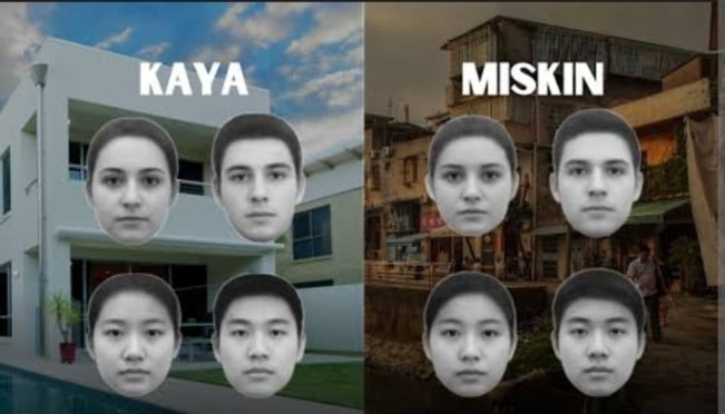 Penelitian: Orang Kaya dan Miskin Bisa Dilihat dari Wajahnya