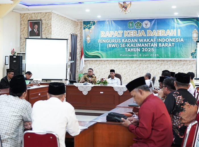 Dorong Legalisasi Tanah Wakaf, BPN Kalbar Jadi Narasumber di Rakerda BWI