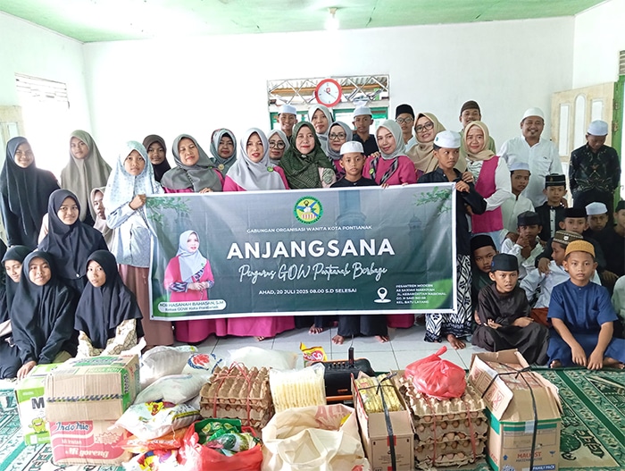GOW Kota Pontianak Kunjungi Ponpes As Sajdah Makkiyah, Tanamkan Semangat Berbagi dan Doa untuk Generasi Emas