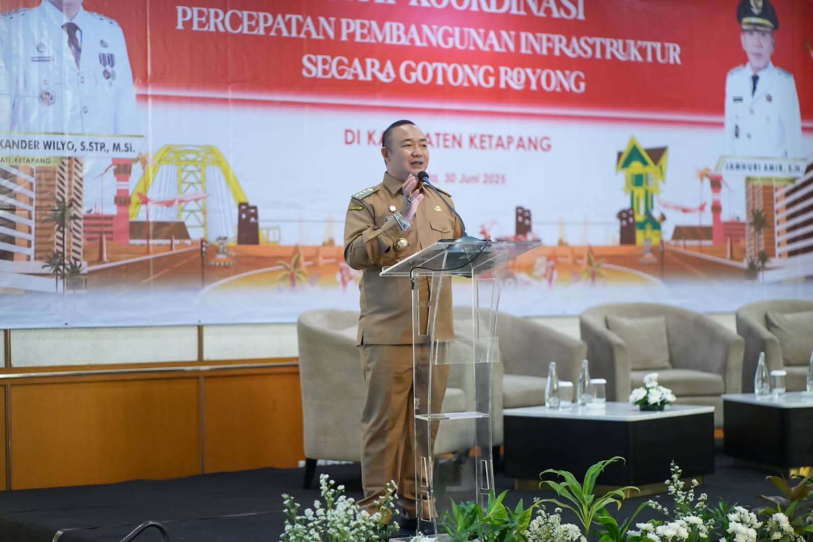 Pemkab Ketapang Gelar Rakor Percepatan Infrastruktur Secara Gotong Royong