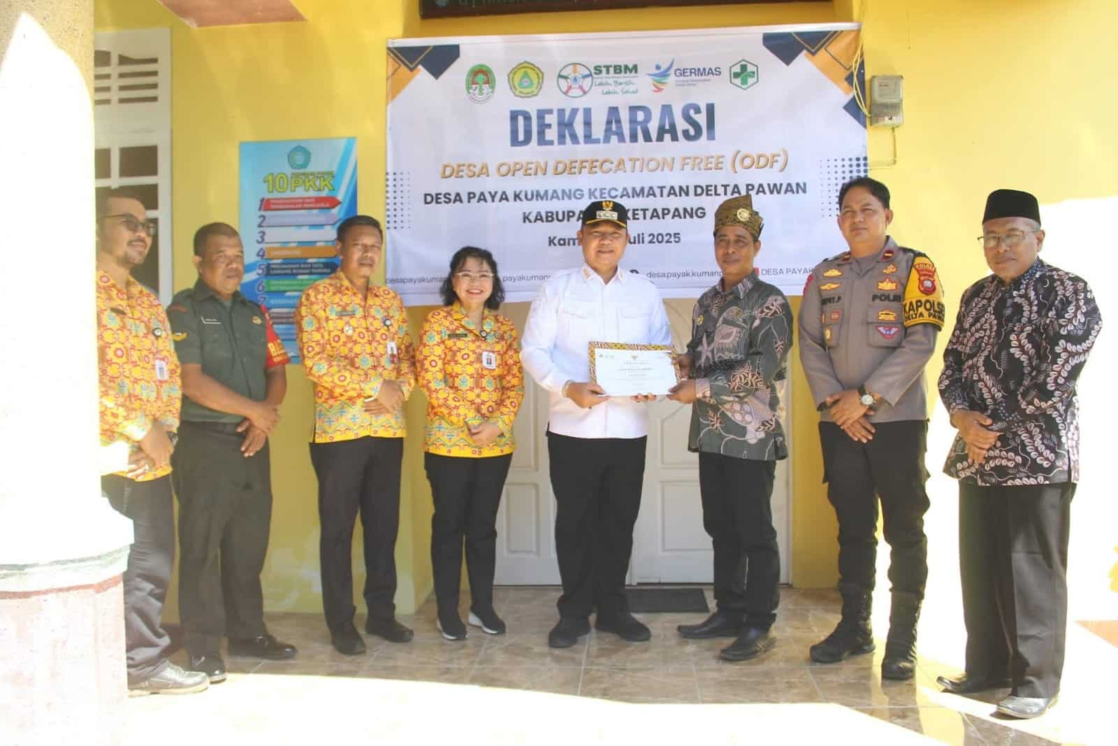 Paya Kumang Resmi Bebas BABS, Jadi Simbol Perubahan dari Desa untuk Indonesia Sehat