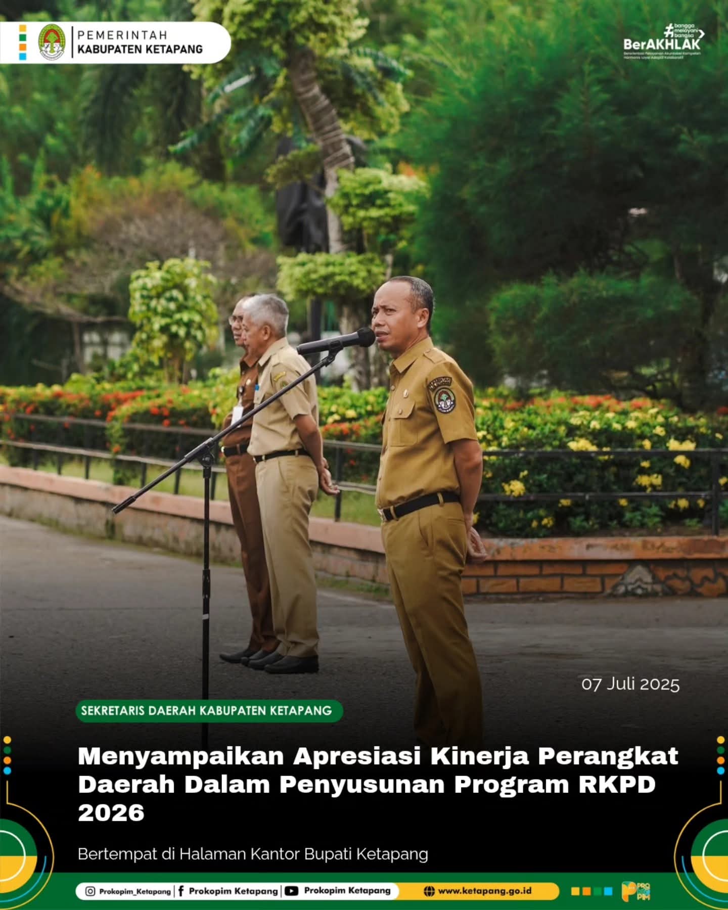 Apresiasi Kinerja Perangkat Daerah dalam Penyusunan RKPD 2026, Sekda Ketapang Tekankan Disiplin dan Gotong Royong