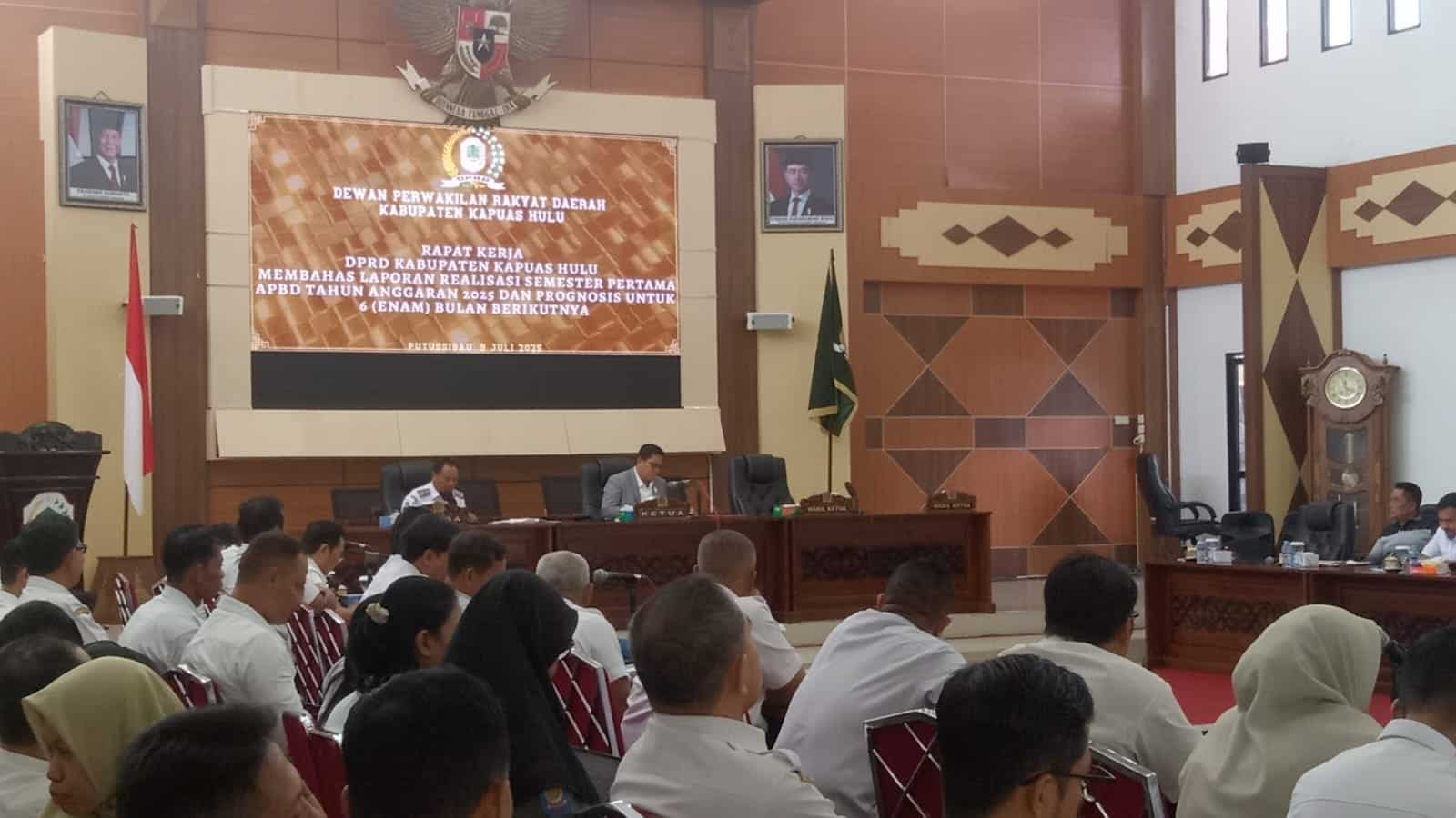 Realisasi APBD 2025 Kapuas Hulu Belum Capai Target, Legislatif Gelar Rapat Kerja dengan Eksekutif