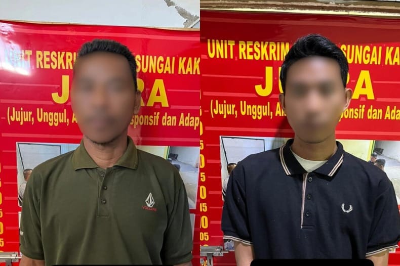 Polsek Sungai Kakap Tangkap Ayah dan Anak Pelaku Pengeroyokan