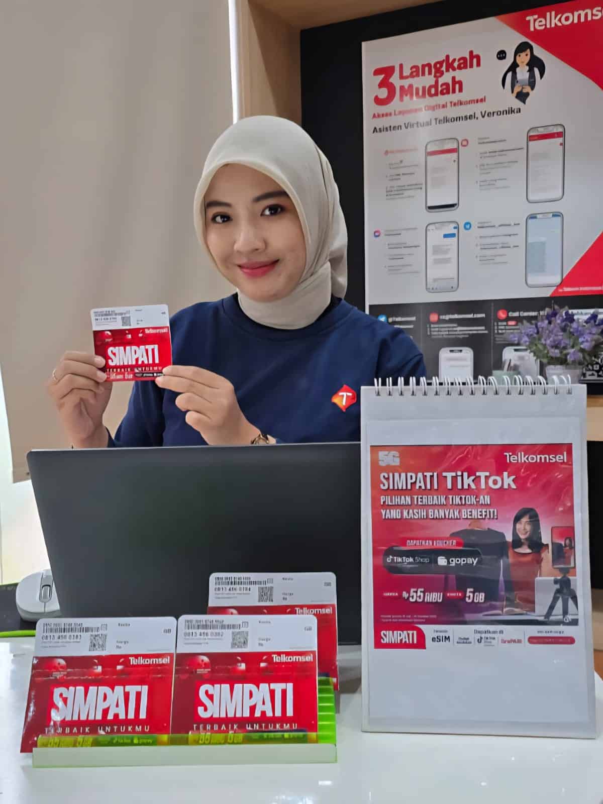 Telkomsel Kolaborasi dengan TikTok dan Gopay, Luncurkan SIMPATI TikTok, Perluas Inklusi Digital Indonesia