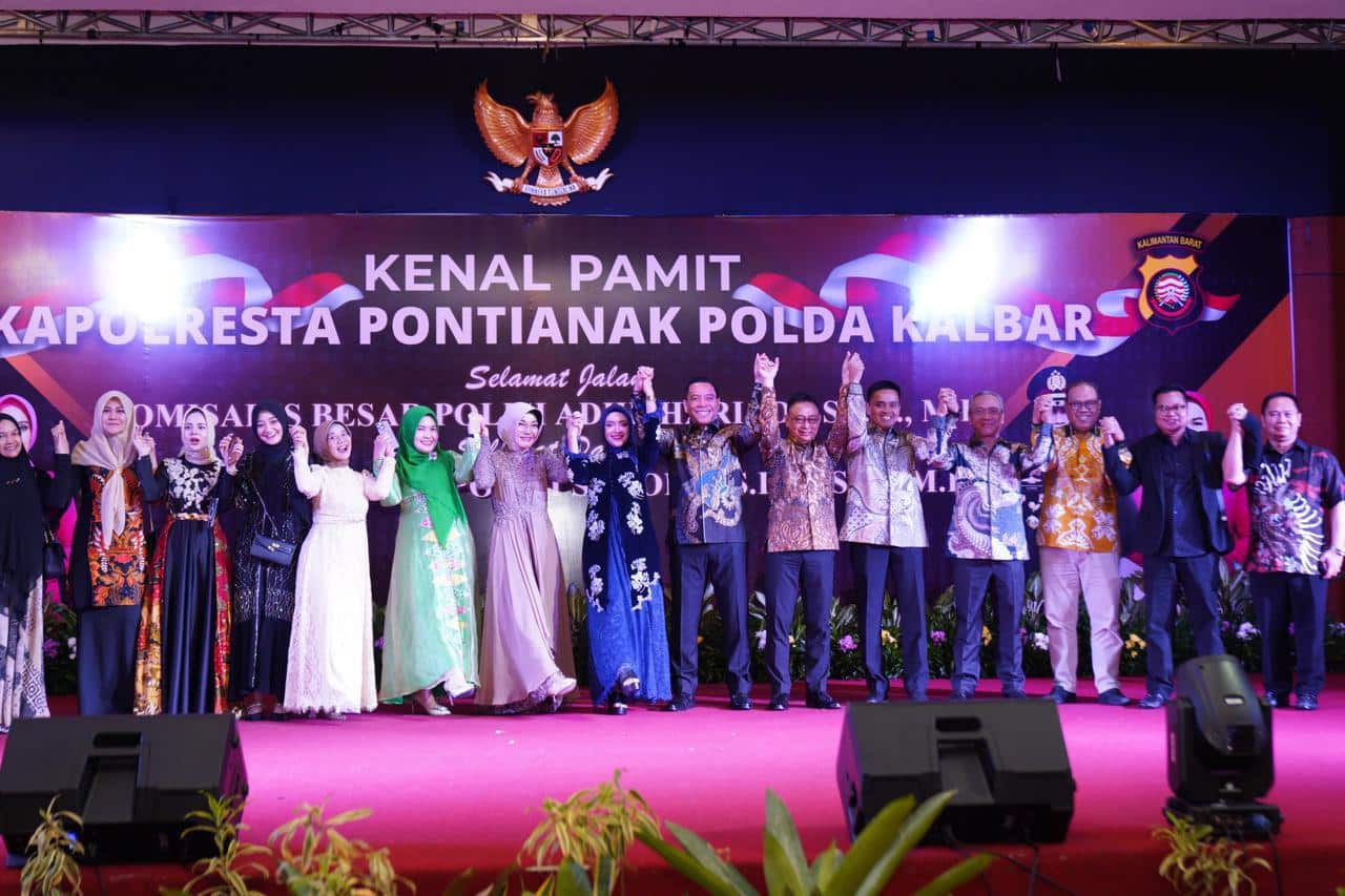 Wako Edi Kamtono Hadiri Acara Kenal Pamit Kapolresta Pontianak