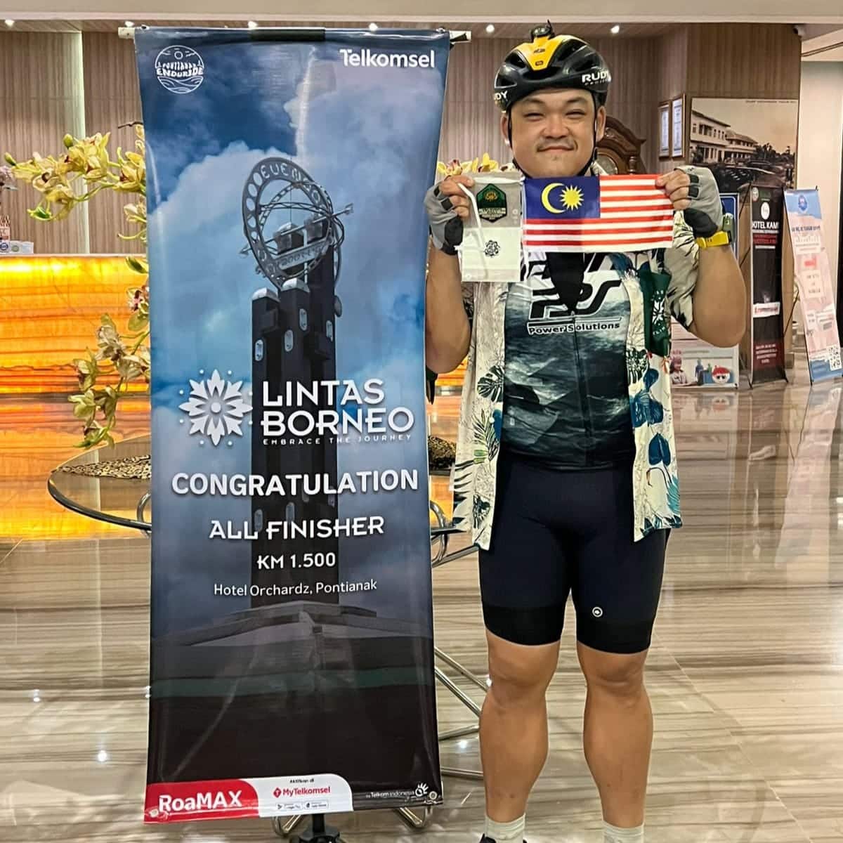 Cerita Pesepeda Lintas Lintas Borneo Enduride Ditemani Telkomsel RoaMAX Saat Touring Rute Pontianak – Kuching