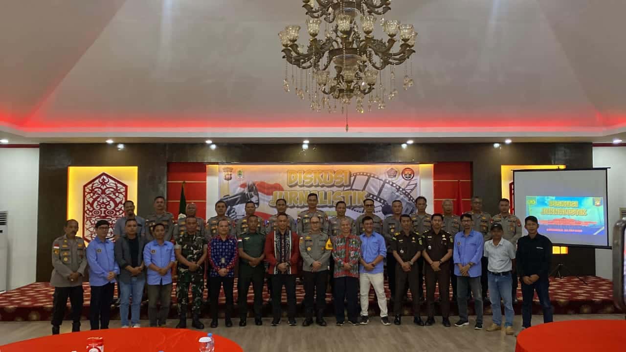 Polres Kapuas Hulu Gelar Diskusi bersama Insan Pers, Wujud Sinergi Ciptakan Kamtibmas
