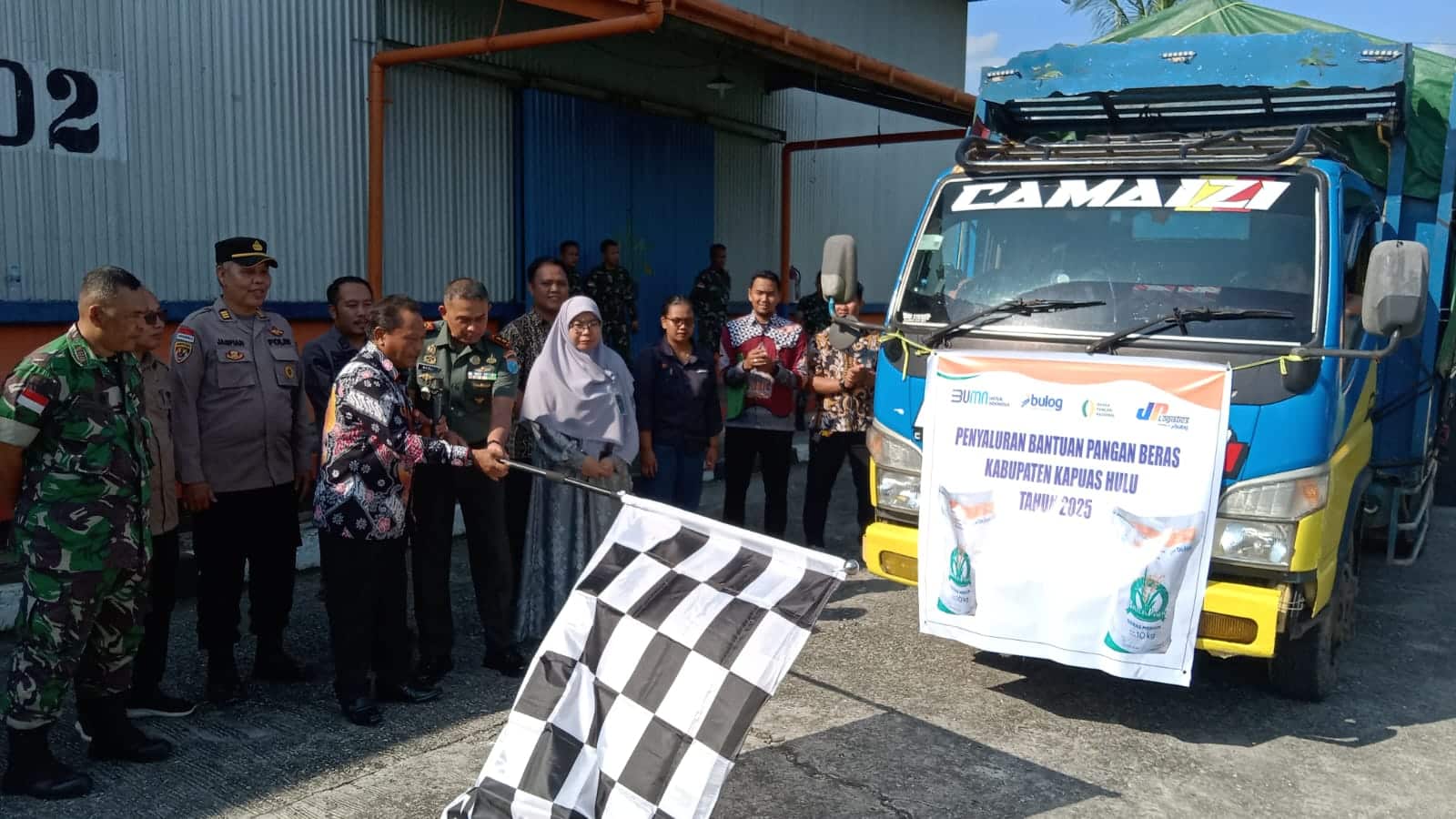 Launching Bantuan Pangan, Sekda Kapuas Hulu Sebut Pentingnya Dukungan Penuh Pemerintah Pusat