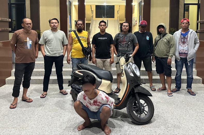 Tim Macan Raya Bekuk Curanmor di Pasar Flamboyan