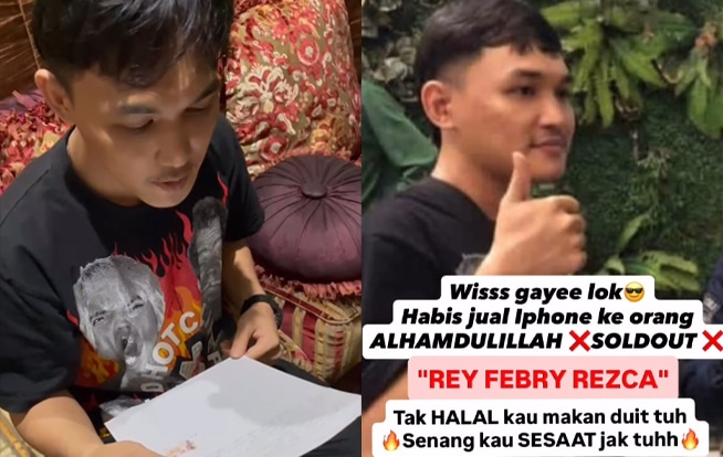 Modus Perbaikan iPhone, Rey Febry Rezca Diduga Tipu Banyak Orang, Warganet Harap Polisi Bergerak