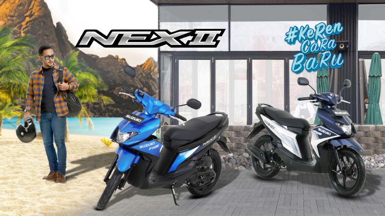 NEX II, Pilihan Motor Matic Keren dan Tangguh dari Suzuki untuk Aktivitas Harian yang Aktif