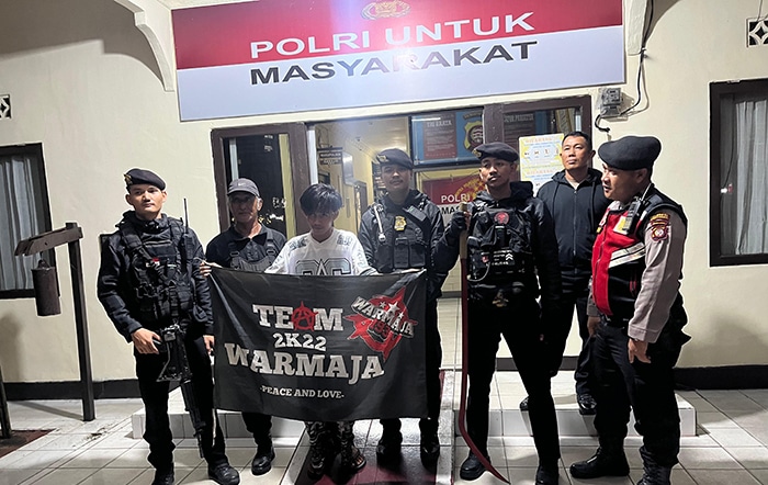 Nongkrong Tanpa Tujuan di Jalan Ilham, Remaja Bawa Sajam Diamankan Tim Patroli Enggang