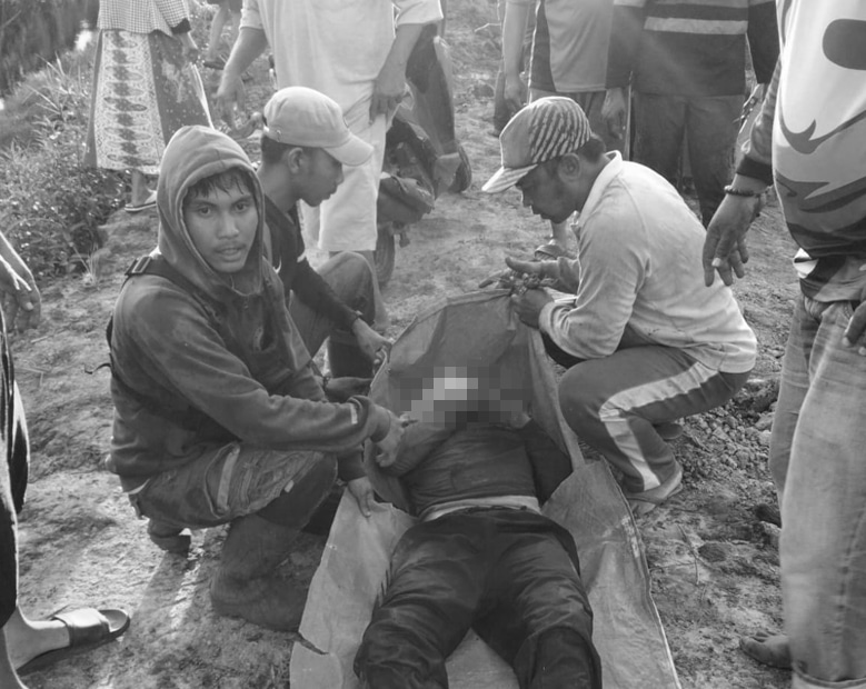 Pria Paruh Baya Ditemukan Tewas di Lokasi Kebakaran Lahan di Desa Tempurukan Ketapang