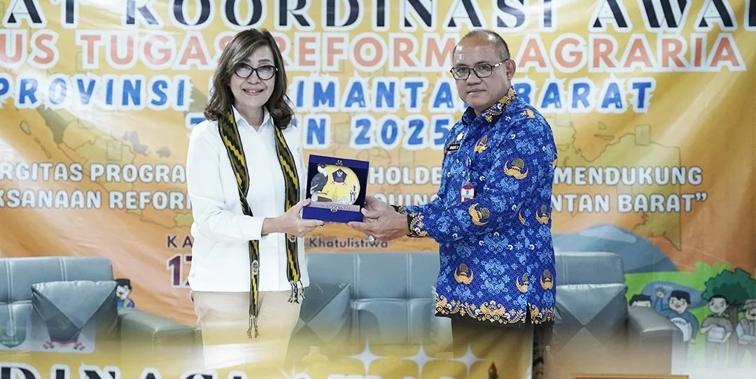 Rakor GTRA Kalbar 2025 Resmi Ditutup, Dirjen ATR: Reforma Agraria Butuh Kerja Sama Pusat dan Daerah
