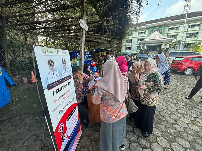 Bapenda Kota Pontianak Jemput Pajak, ASN Bisa Bayar PBB dan PKB Langsung di Kantor Wali Kota