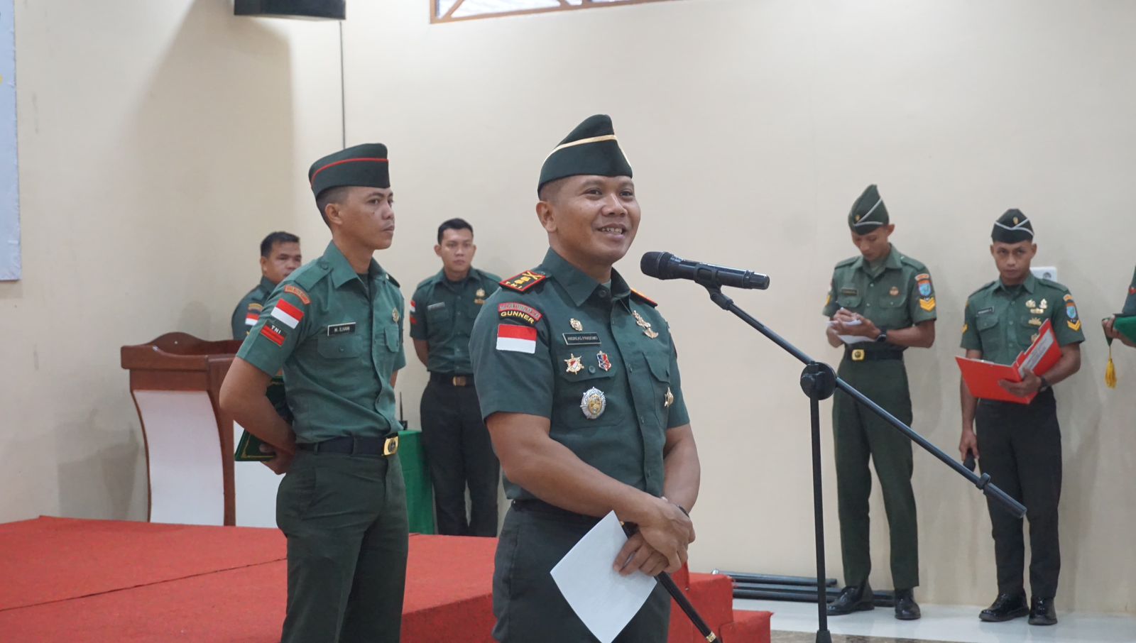 Mayor Inf Supriyono Bergeser ke Makorem 121/ABW, Pelepasan Tugas Dipimpin Dandim 1206 Putussibau