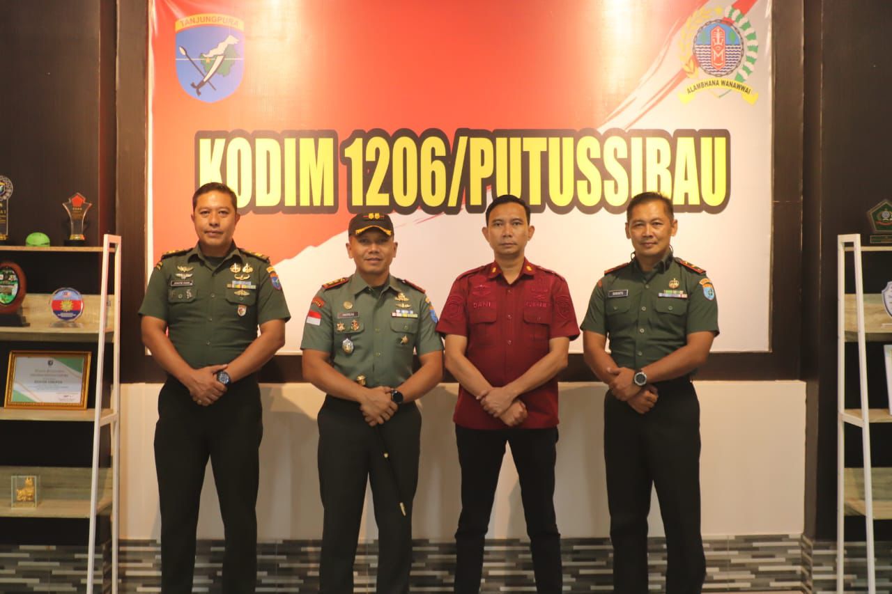 Jalin Silaturahmi, Dandim 1206 Terima Kunjungan Kalapas IIB Putussibau