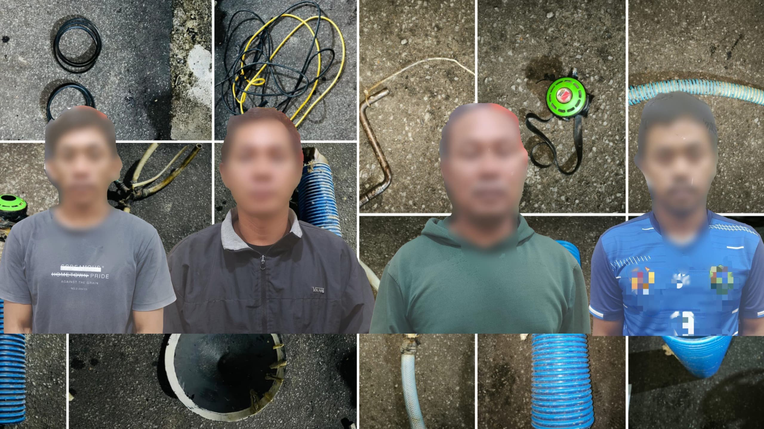 Polres Sekadau Amankan 4 Penambang Emas Ilegal