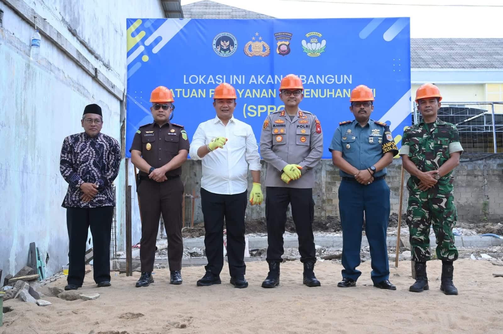 Bupati Ketapang Hadiri Ground Breaking SPPG Polri Melalui Vicon
