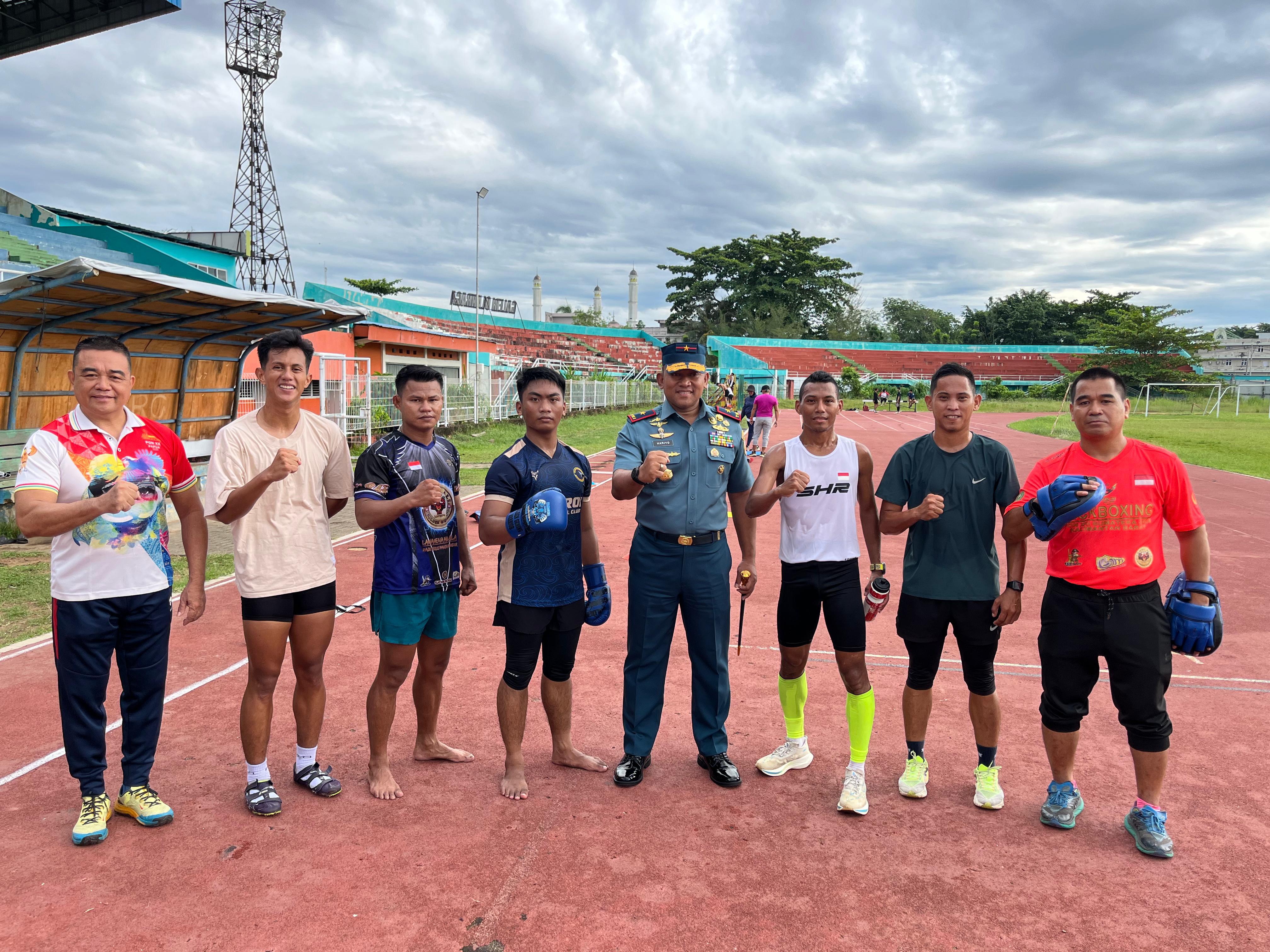 Danlantamal XII Beri Dukungan Atlet Perwakilan Kalbar di PON Bela Diri 2025 dan PON XXII 2028