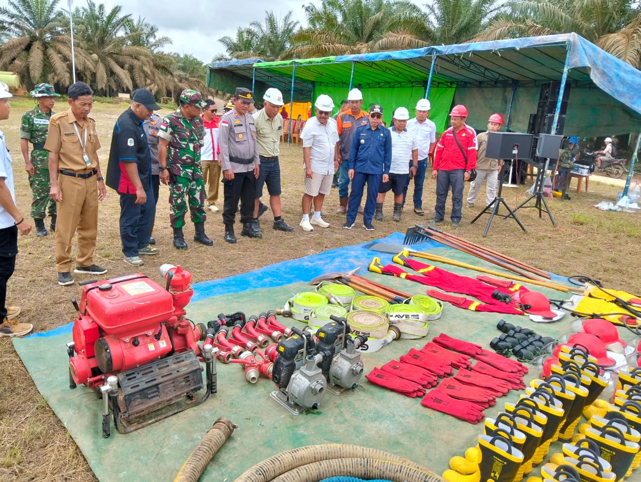 Pj Danramil Silat Hilir Ajak Semua Pihak Tak Bakar Lahan: Dampaknya Sangat Berbahaya