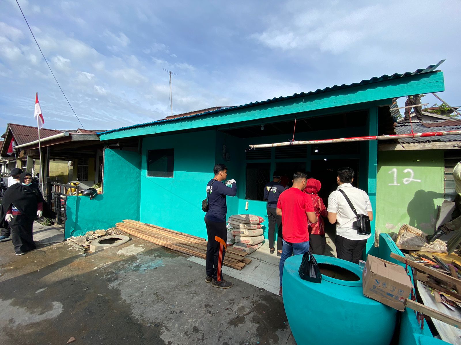 Momen Hari Kemerdekaan, Davidi Bahagia Rumahnya Direhab Pemkot Pontianak