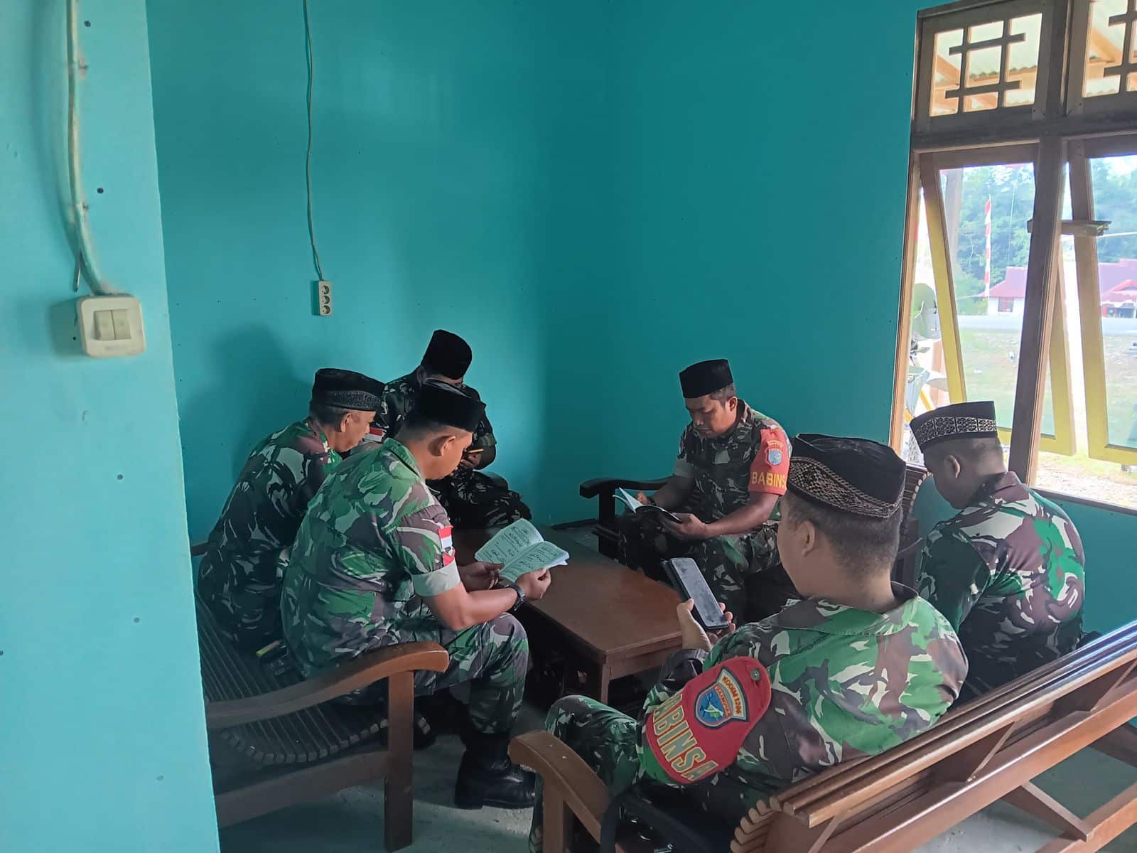 Koramil 1206-08/Bunut Hilir Gelar Doa Bersama Peringati HUT RI ke-80