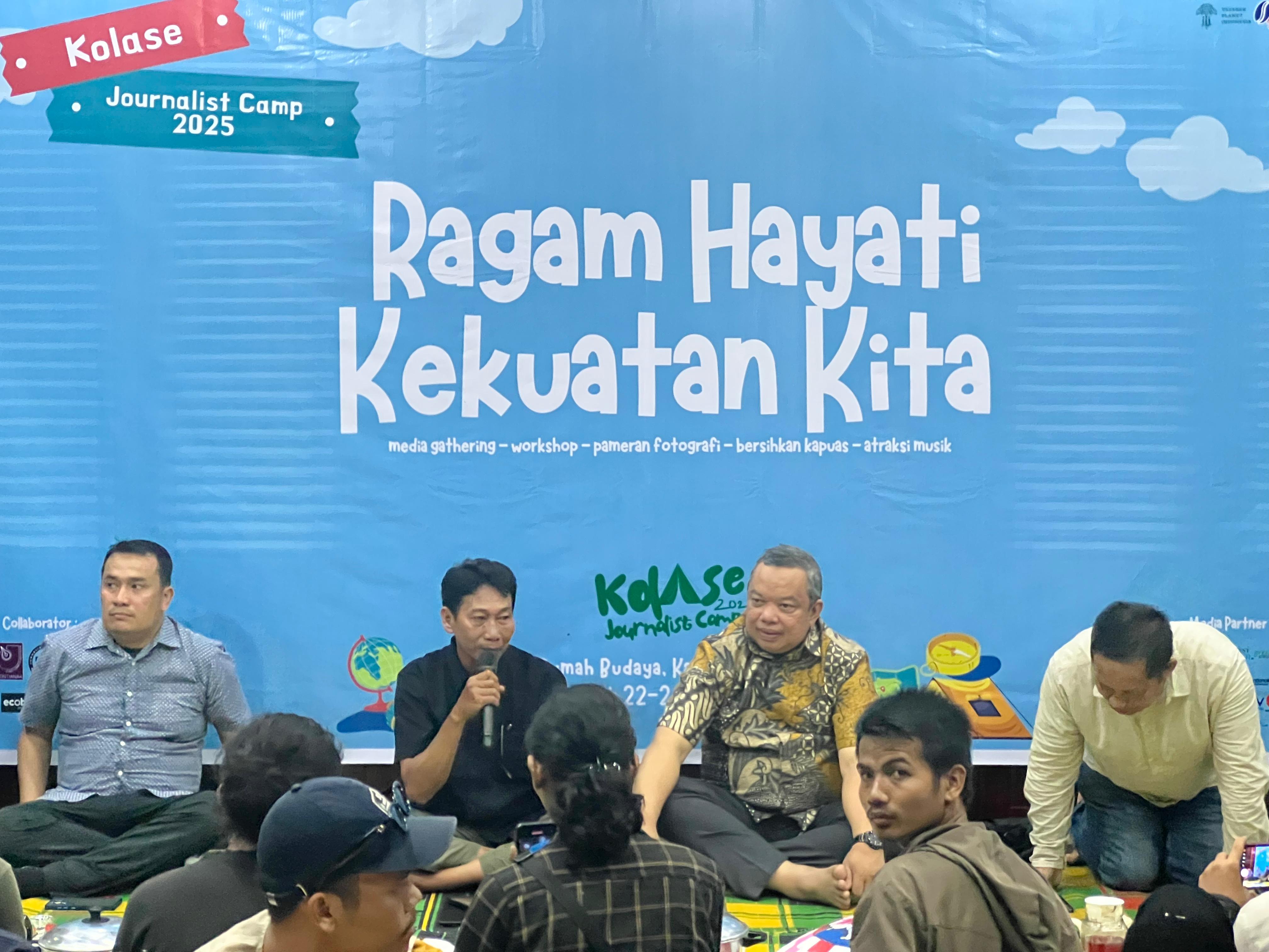 Kolase Jurnalis Camp 2025, Ajang Silaturahmi dan Diskusi Lingkungan