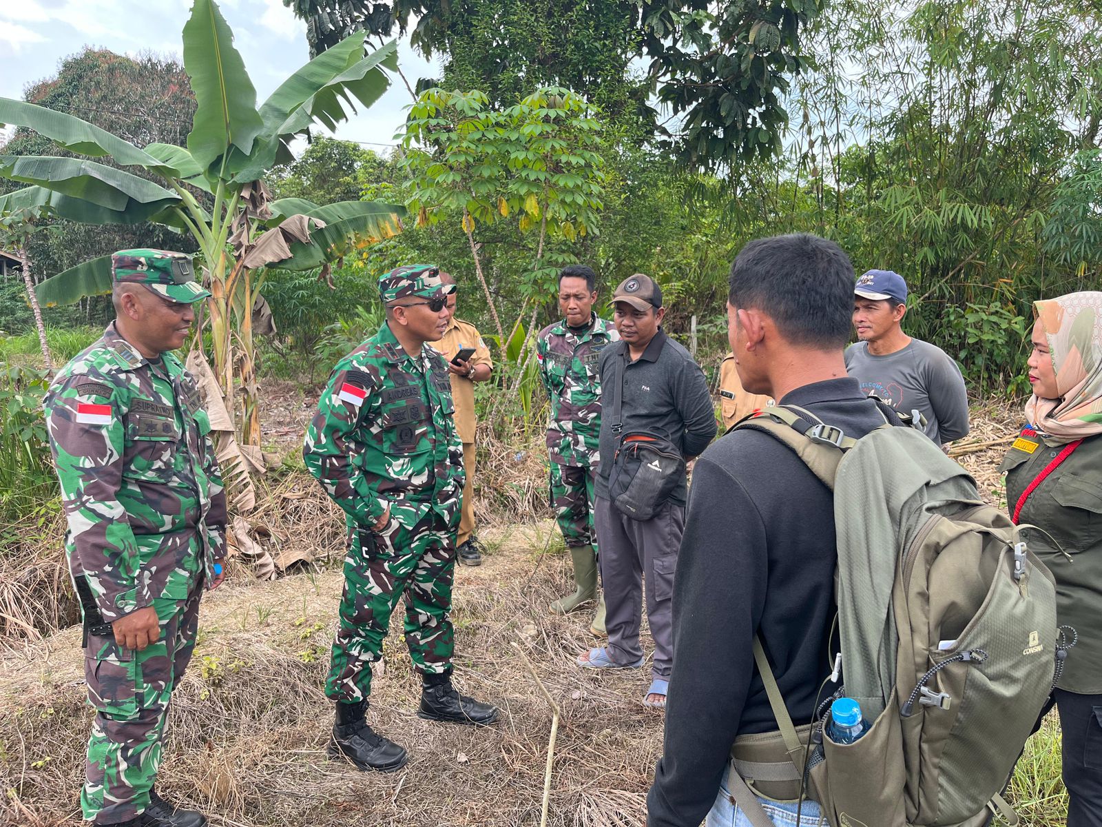 Tinjau Lokasi Oplah di Tiga Kelurahan, Kodim Putussibau Komitmen Dukung Wujudkan Ketahanan Pangan