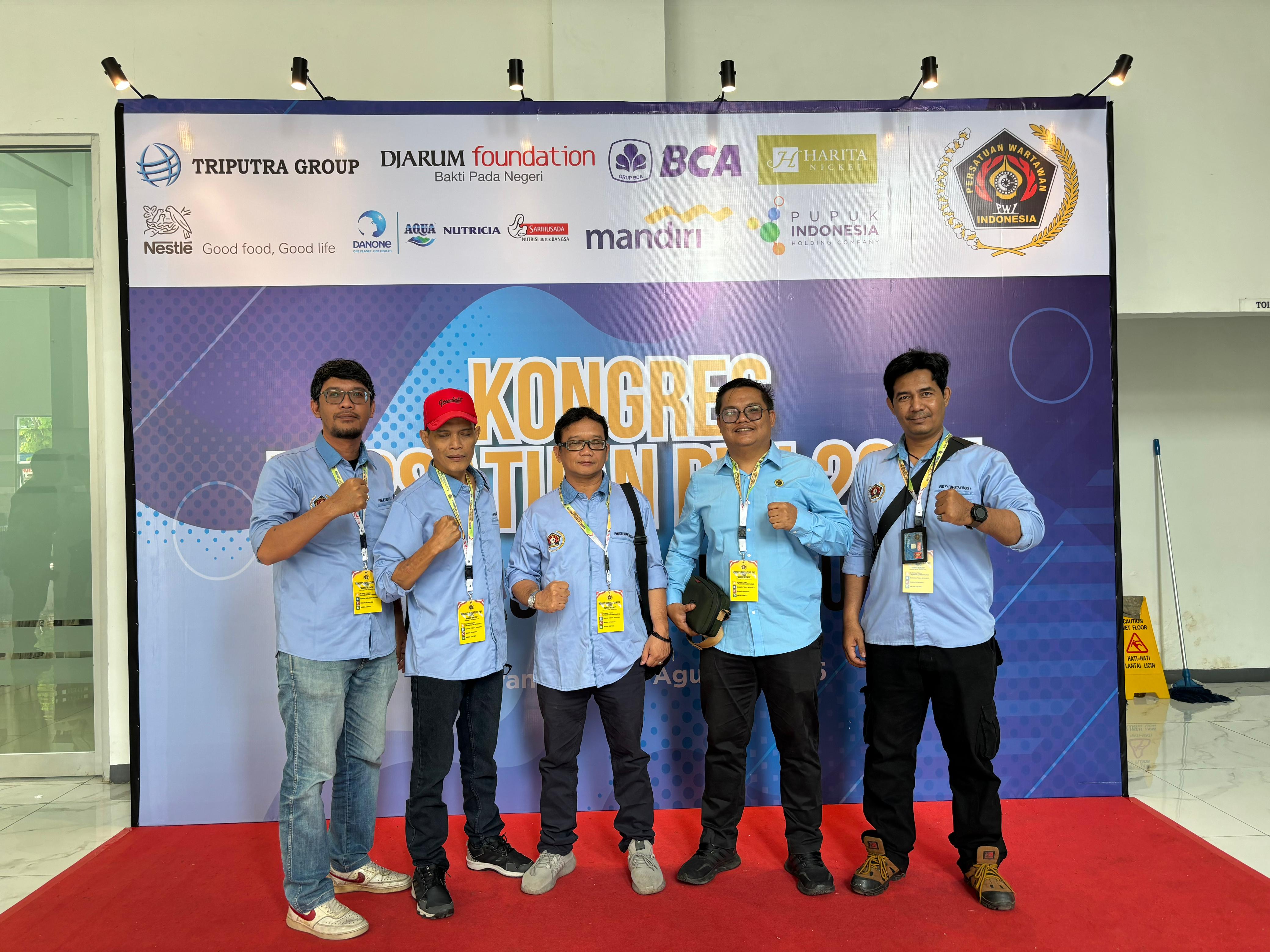 Kongres Persatuan PWI 2025 Dihadiri Lima Peninjau dari Kalbar