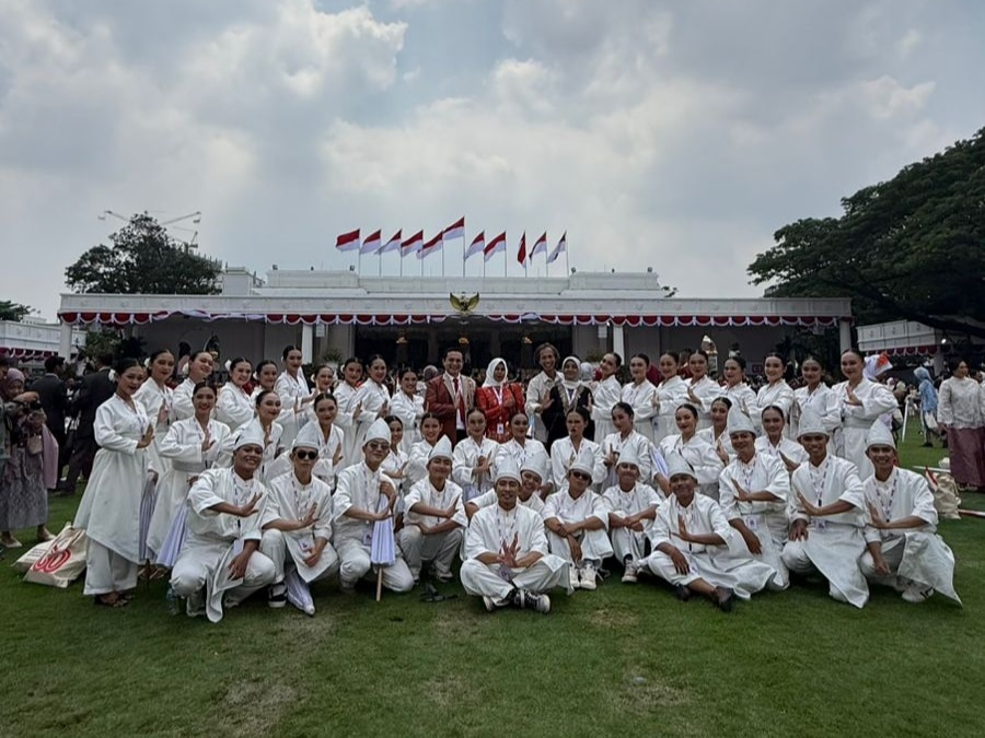 50 Penari Muda Harumkan Nama Kalbar di Istana Negara saat HUT ke-80 RI