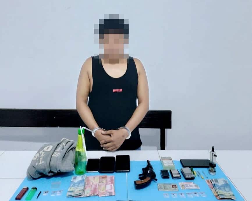 Polsek Tumbang Titi Bekuk Pengedar Sabu, Amankan 9 Paket dan Senpi Rakitan