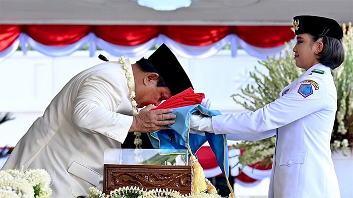 Presiden Prabowo Pimpin Upacara Detik-Detik Proklamasi HUT ke-80 RI di Istana Merdeka