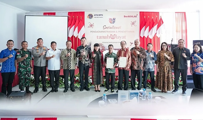 BPN Gelar Sosialisasi Tanah Ulayat di Kapuas Hulu, Bupati Fransiskus Diaan Tegaskan Komitmen Dukungan