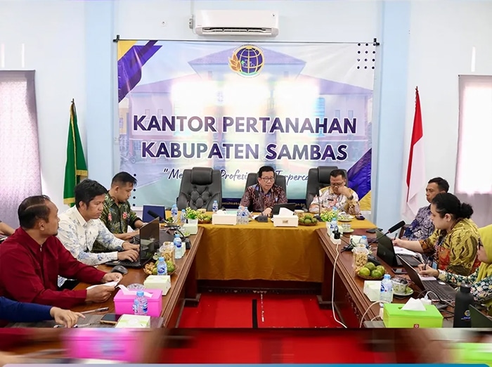 BPN Kalbar Dampingi Kunjungan Direktur ATR/BPN ke Sambas, Bahas Aset Tanah dan Data Terdampak Kebakaran