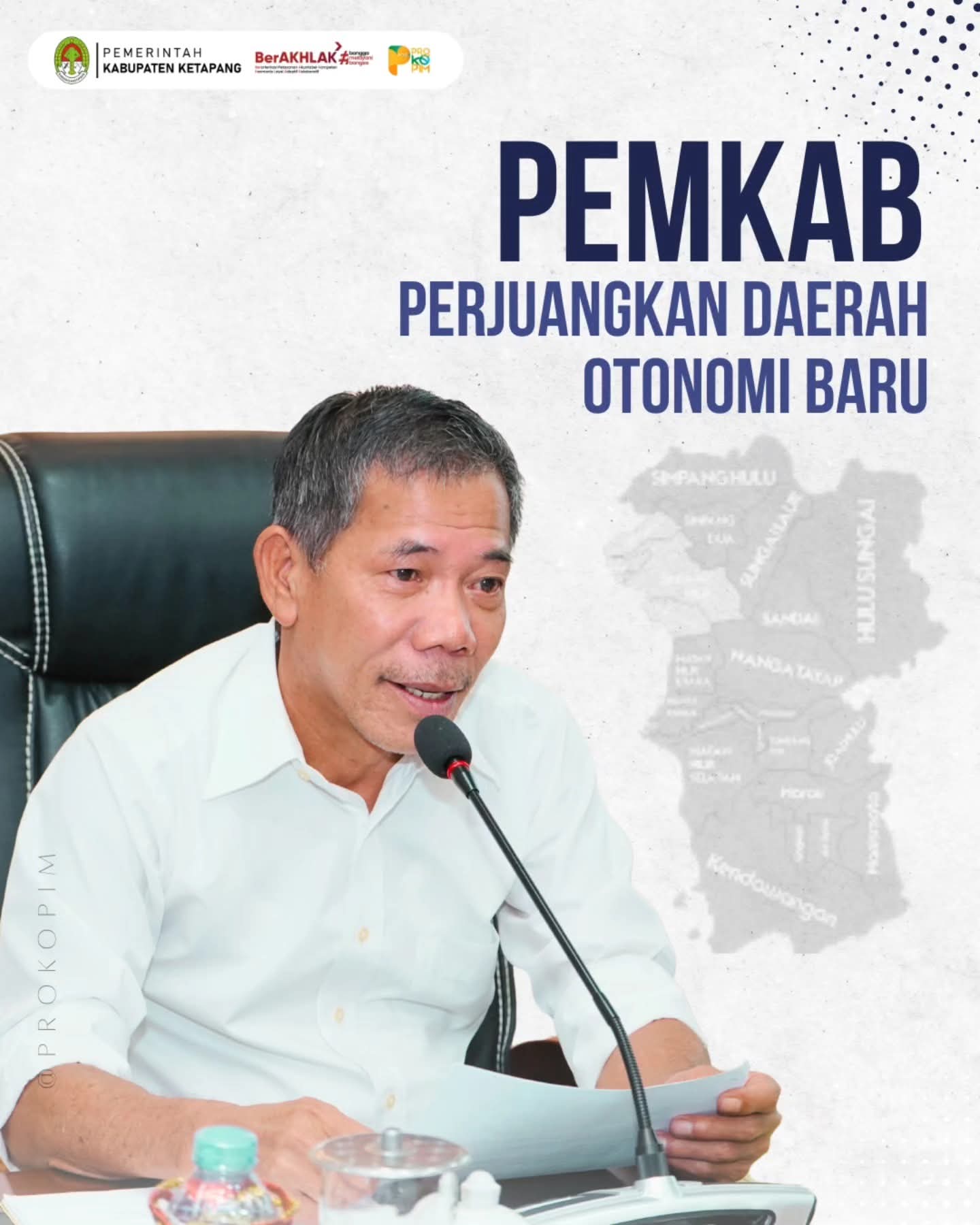 Wabup Ketapang Pimpin Rapat Persiapan Pembahasan DOB bersama DPRD Kalbar